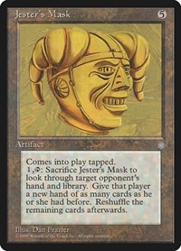 Jester's Mask - Ice Age - Magic: The Gathering card