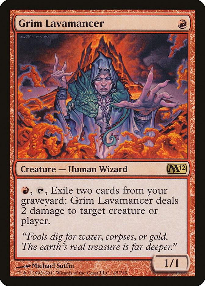 Grim Lavamancer 145 card
