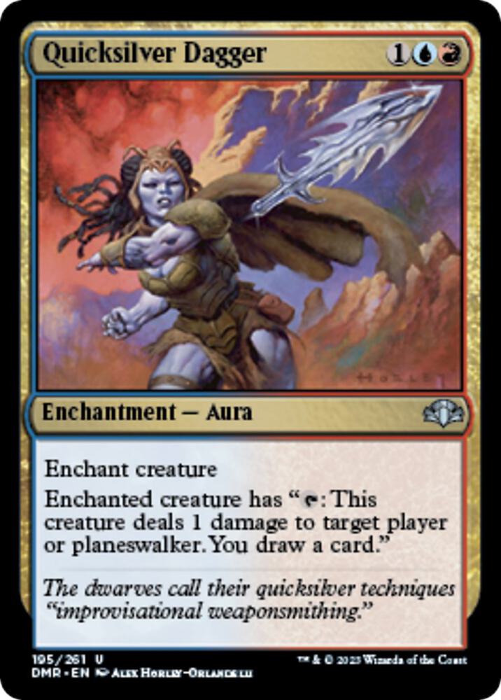 Quicksilver Dagger 195 card