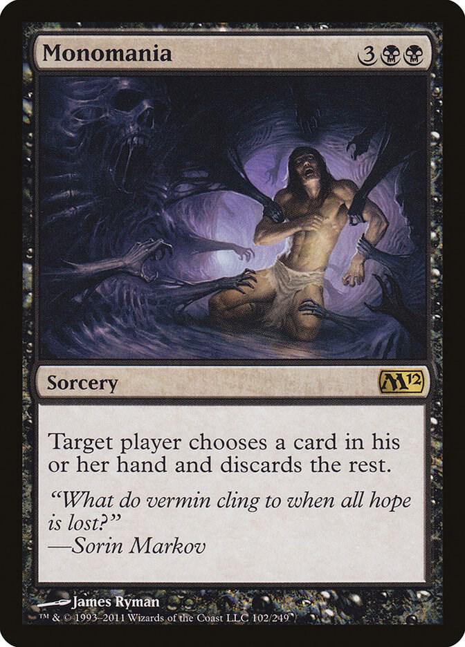Monomania 102 card