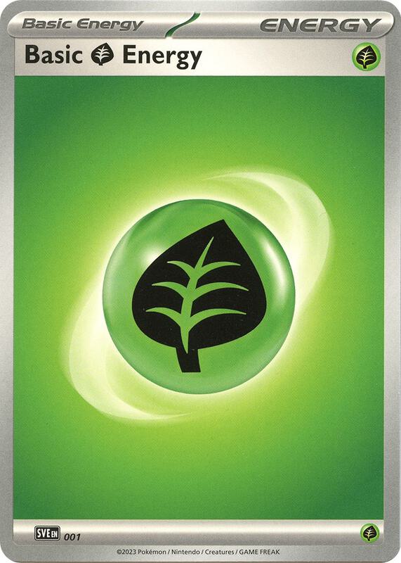Basic Grass Energy - 001 001 from SVE: Scarlet & Violet Energies