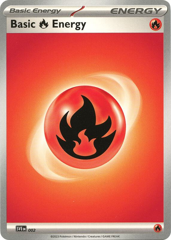 Basic Fire Energy - 002 002 from SVE: Scarlet & Violet Energies