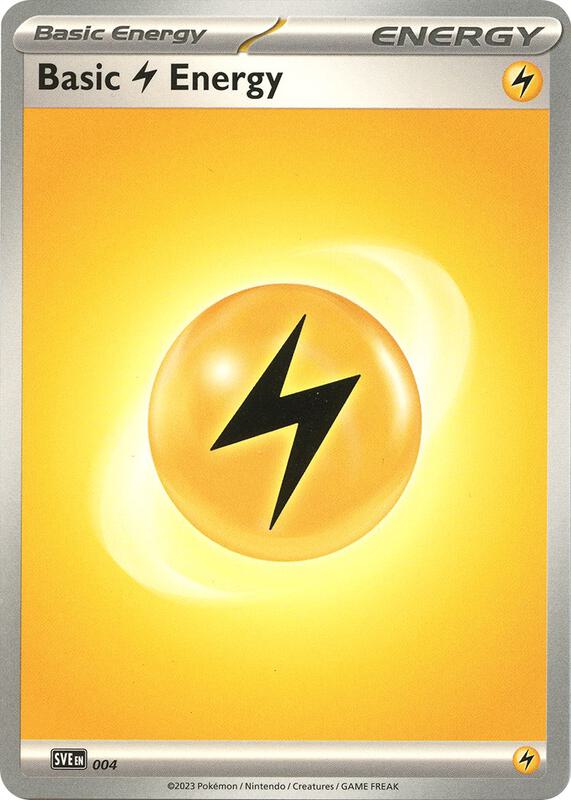 Basic Lightning Energy - 004 004 from SVE: Scarlet & Violet Energies