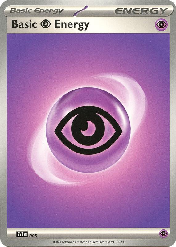 Basic Psychic Energy - 005 005 from SVE: Scarlet & Violet Energies