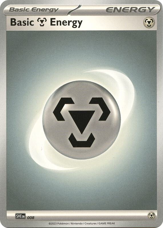 Basic Metal Energy - 008 008 from SVE: Scarlet & Violet Energies