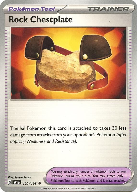 Rock Chestplate 192/198 from SV01: Scarlet & Violet Base Set