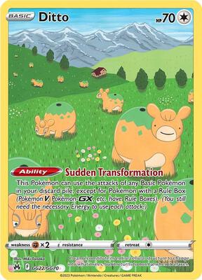 Ditto - Crown Zenith: Galarian Gallery - Pokemon - TCGplayer.com