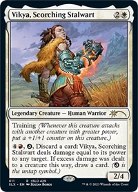 Vikya, Scorching Stalwart - SLX Cards - Magic: The Gathering card