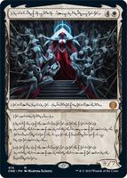 mtg cards written in phyrexian Elesh Norn, Mother of Machines (Phyrexian)