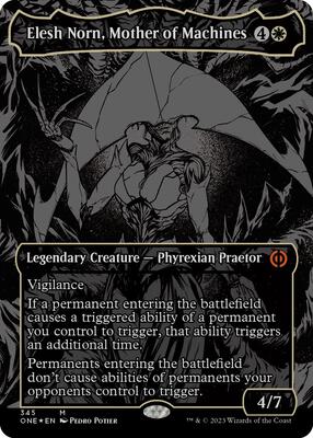 Elesh Norn, Mother of Machines (Oil Slick Raised Foil