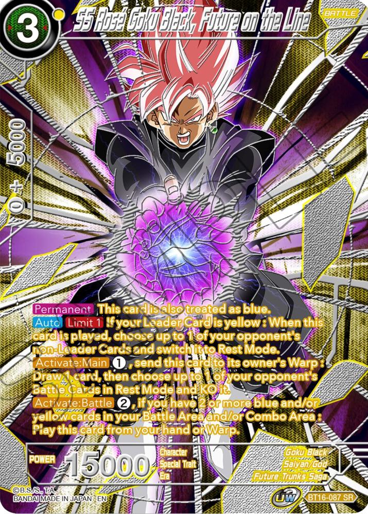 SS Rose Goku Black, Future on the Line - Collector's Selection Vol