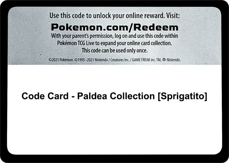 Code Card - Paldea Collection [Sprigatito]  from SV01: Scarlet & Violet Base Set