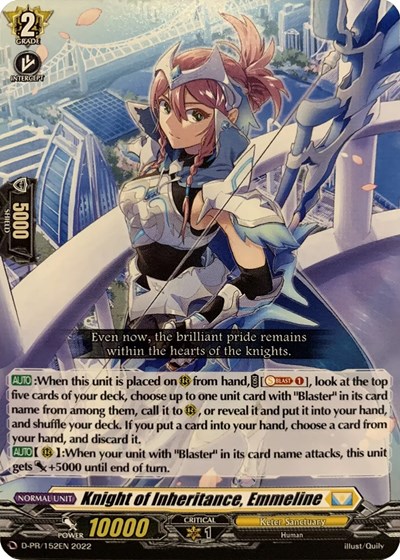 Knight of Inheritance, Emmeline