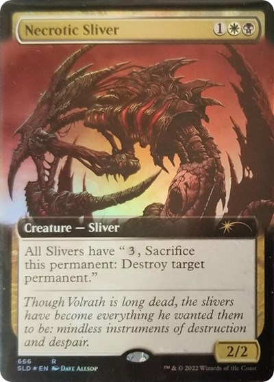 Necrotic Sliver Extended Art