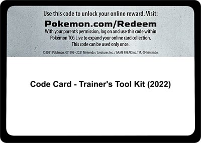Code Card - Trainer's Tool Kit (2022)