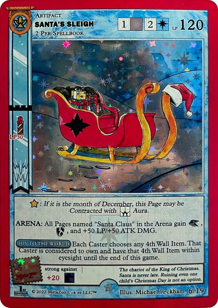 Santa's Sleigh (First Edition)