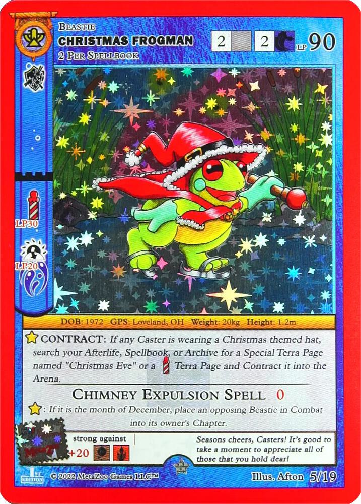 Christmas Frogman (First Edition) - Holiday Promos - MetaZoo - TCGplayer.com