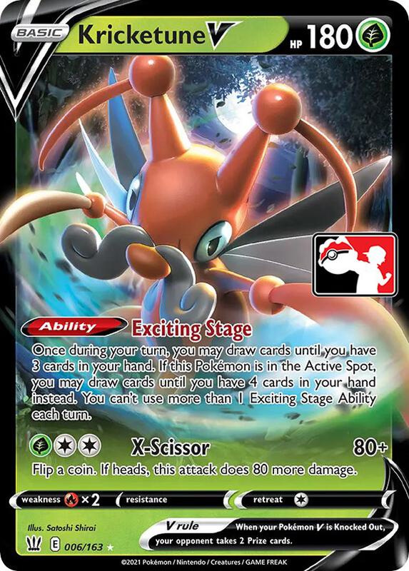 Kricketune V 006/163 from Prize Pack Series Cards