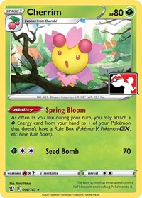 Cherrim #008/163 from Prize Pack Series Cards Pokemon card image