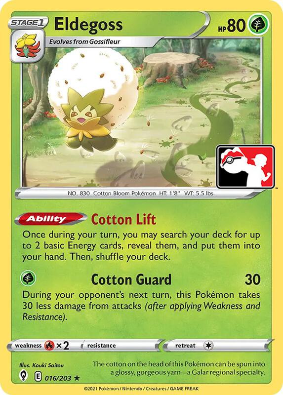 Eldegoss 016/203 from Prize Pack Series Cards