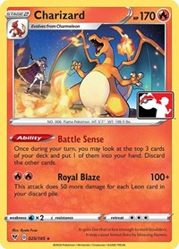 Charizard #025/185 from Prize Pack Series Cards Pokemon card image