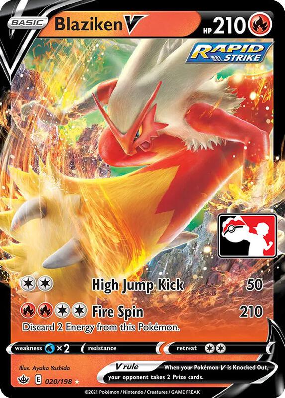 Blaziken V 020/198 from Prize Pack Series Cards