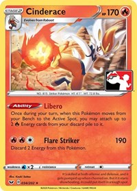 Cinderace (Prize Pack Series Cards)