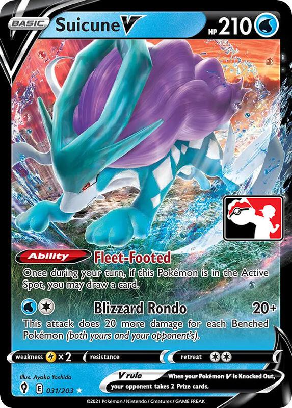 Suicune V 031/203 from Prize Pack Series Cards