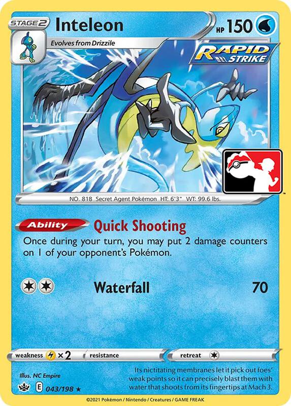 Inteleon (43) 043/198 from Prize Pack Series Cards
