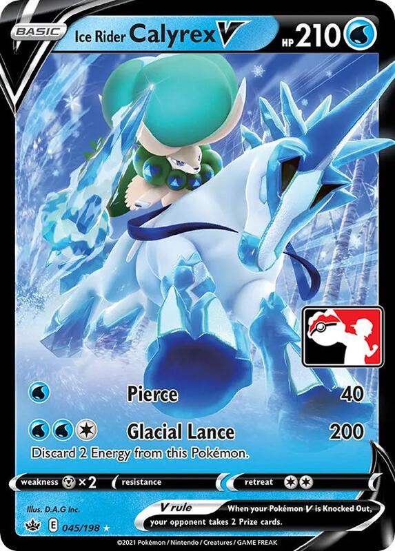 Ice Rider Calyrex V 045/198 from Prize Pack Series Cards