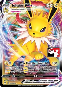 Jolteon VMAX #051/203 from Prize Pack Series Cards Pokemon card image