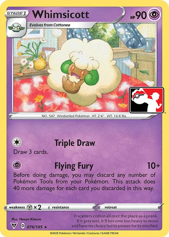 Whimsicott 076/185 from Prize Pack Series Cards