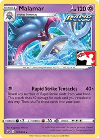 Malamar - Prize Pack Series Cards - Pokemon card