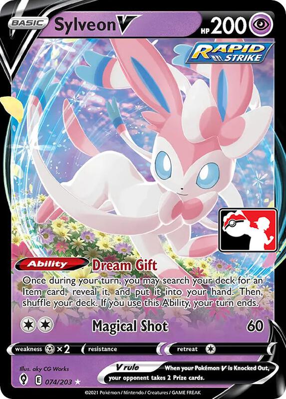 Sylveon V 074/203 from Prize Pack Series Cards