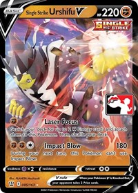 Single Strike Urshifu V #085/163 from Prize Pack Series Cards Pokemon card image
