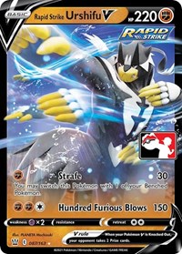 Rapid Strike Urshifu V #087/163 from Prize Pack Series Cards Pokemon card image