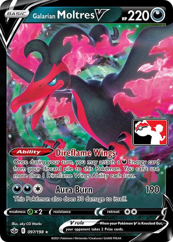 Galarian Moltres V 097/198 from Prize Pack Series Cards