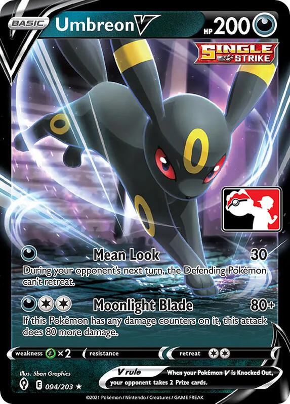 Umbreon V 094/203 from Prize Pack Series Cards