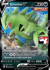 Tyranitar V (Prize Pack Series Cards)