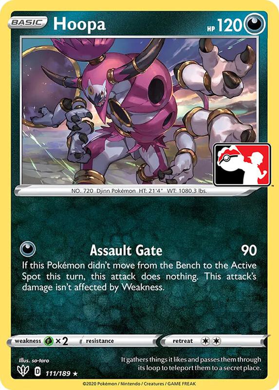 Hoopa 111/189 from Prize Pack Series Cards