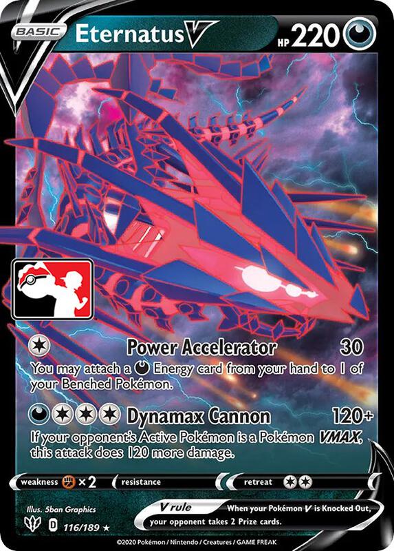 Eternatus V 116/189 from Prize Pack Series Cards