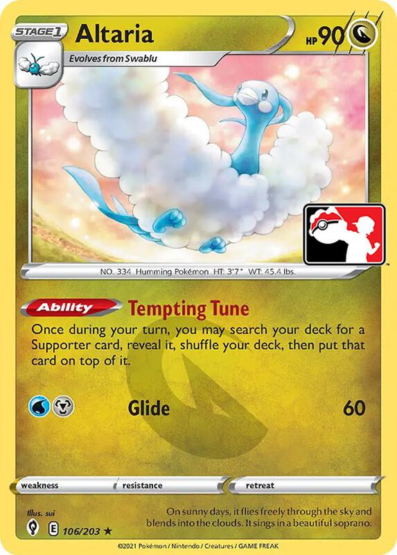 Altaria 106/203 from Prize Pack Series Cards