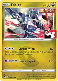 Dialga #112/203 from Prize Pack Series Cards Pokemon card image