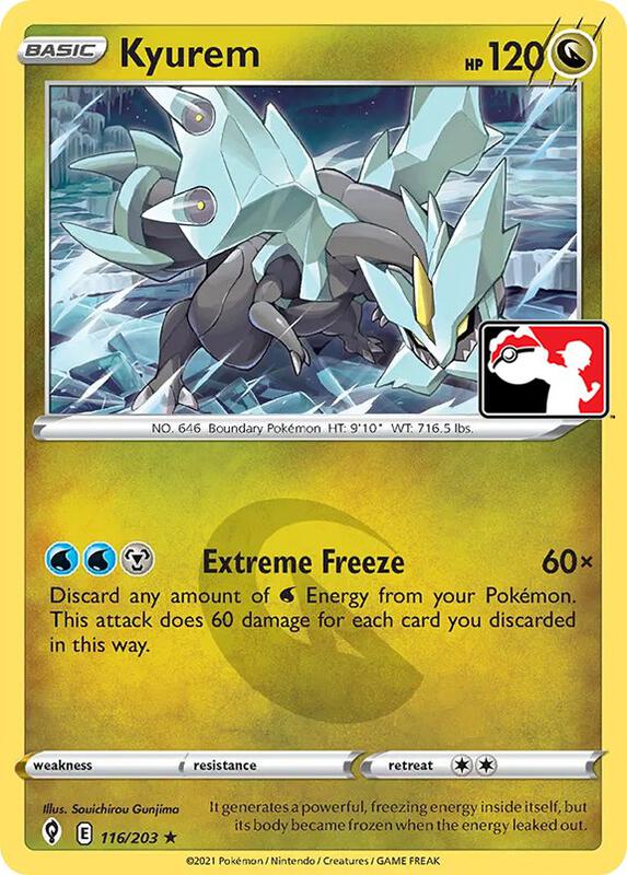 Kyurem 116/203 from Prize Pack Series Cards