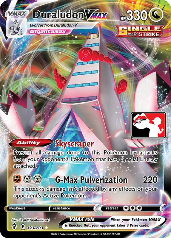Duraludon VMAX 123/203 from Prize Pack Series Cards