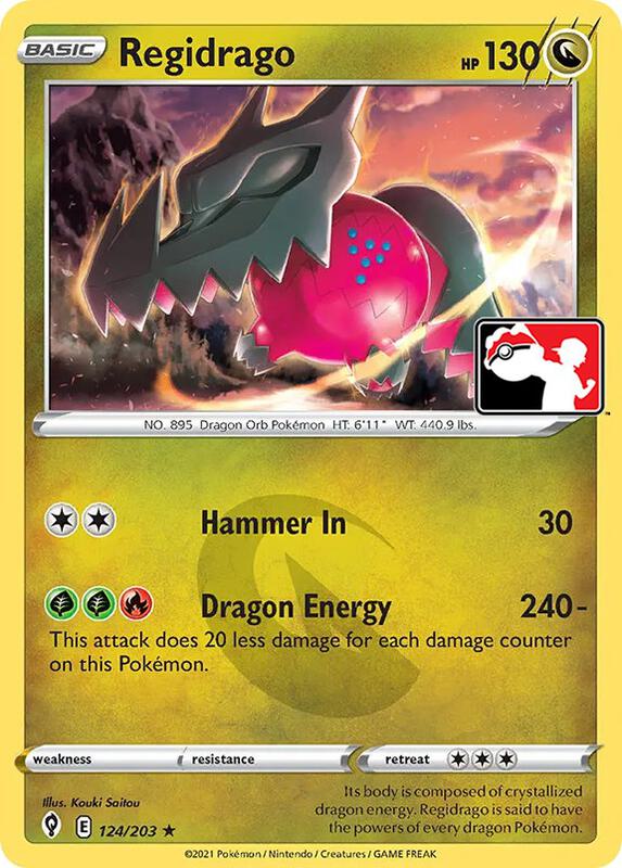 Regidrago 124/203 from Prize Pack Series Cards
