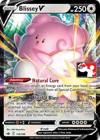 Blissey V #119/198 from Prize Pack Series Cards Pokemon card image