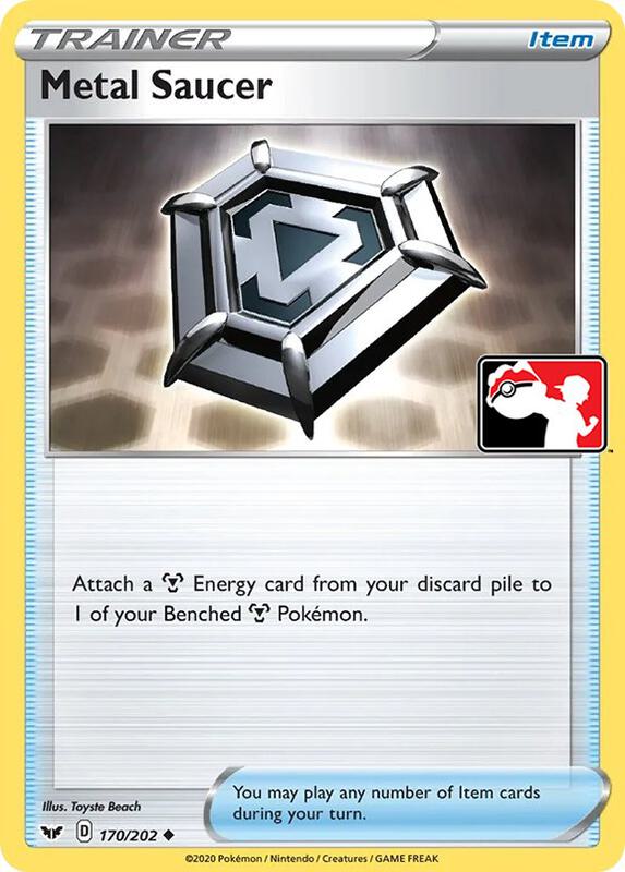 Metal Saucer 170/202 from Prize Pack Series Cards