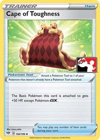Cape of Toughness #160/189 from Prize Pack Series Cards Pokemon card image