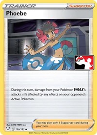 Phoebe #130/163 from Prize Pack Series Cards Pokemon card image